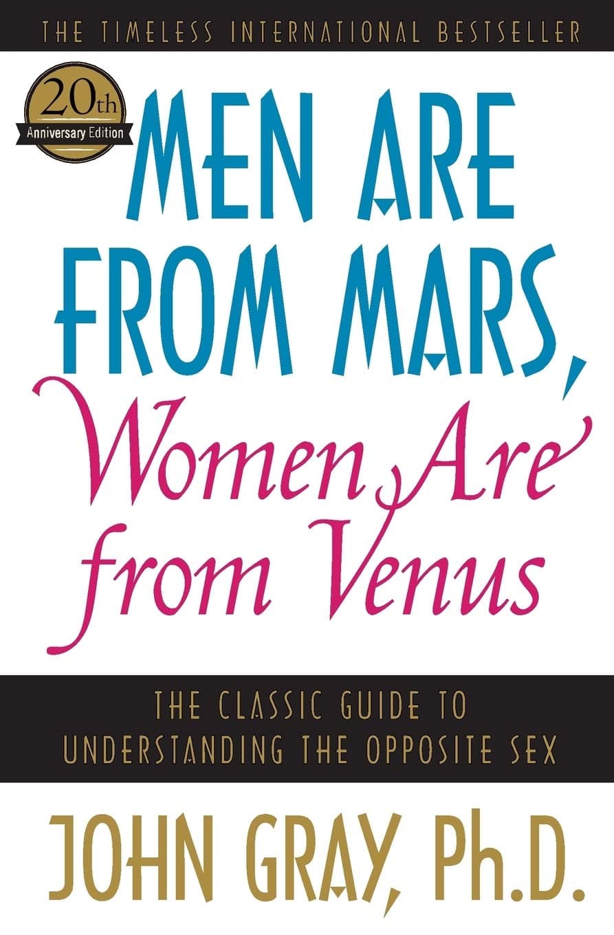 Men are from Mars, Woman are from Venus – John Gray könyvborító