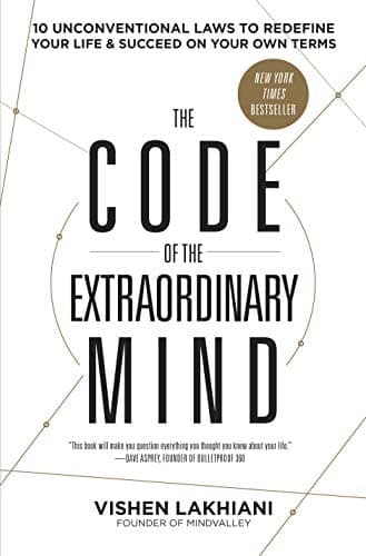 The code of the extraordinary mind – Vishen Lakhiani  könyvborító
