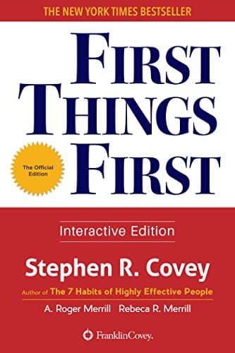 First things first! – Stephen R. Covey  könyvborító