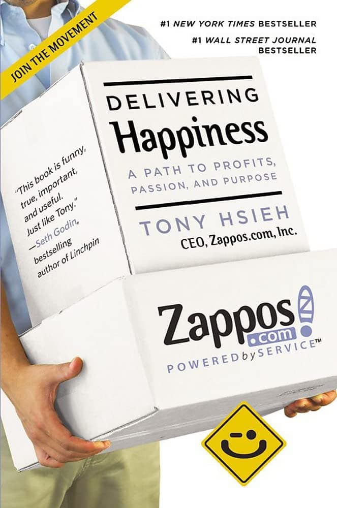 Delivering Happiness – Tony Hsieh könyvborító