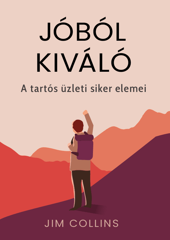 Jóbol kiváló – Jim Collins könyvborító