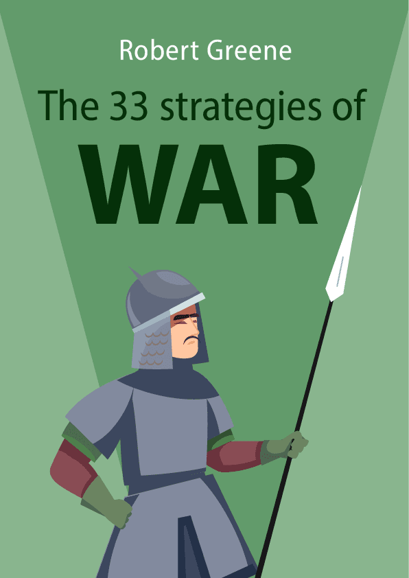 A háború 33 stratégiája – Robert Greene könyvborító