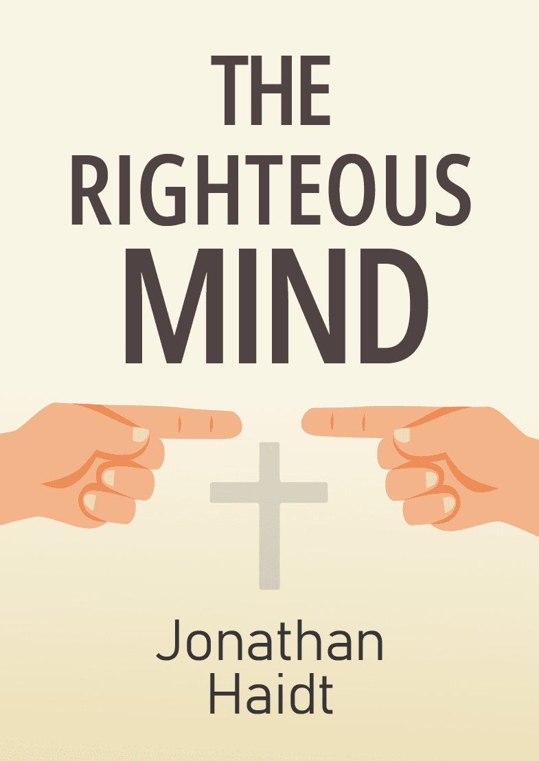 The Righteous Mind – Jonathan Haidt könyvborító