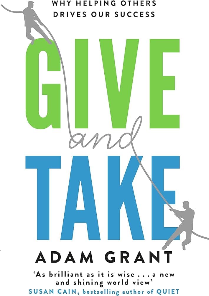 Give and Take – Adam Grant könyvborító