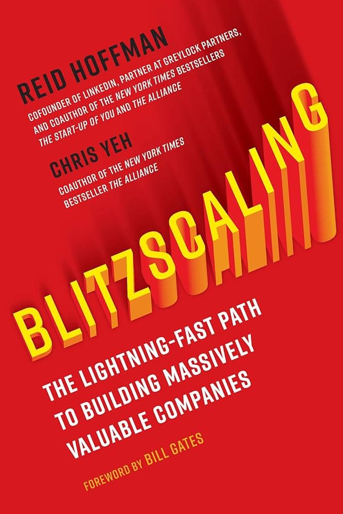 Blitzscaling – Reid Hoffman könyvborító