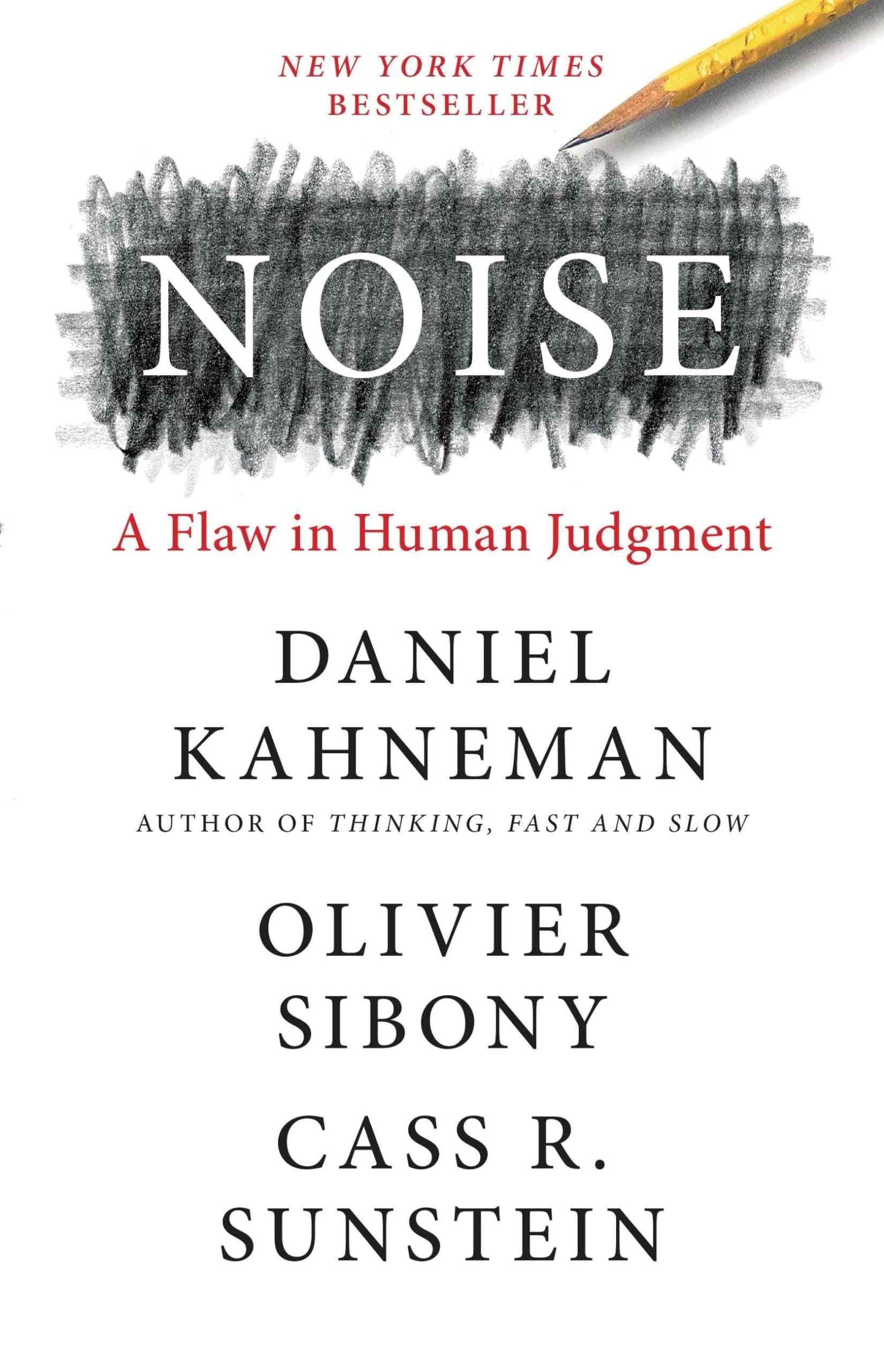 Noise – Daniel Kahneman könyvborító