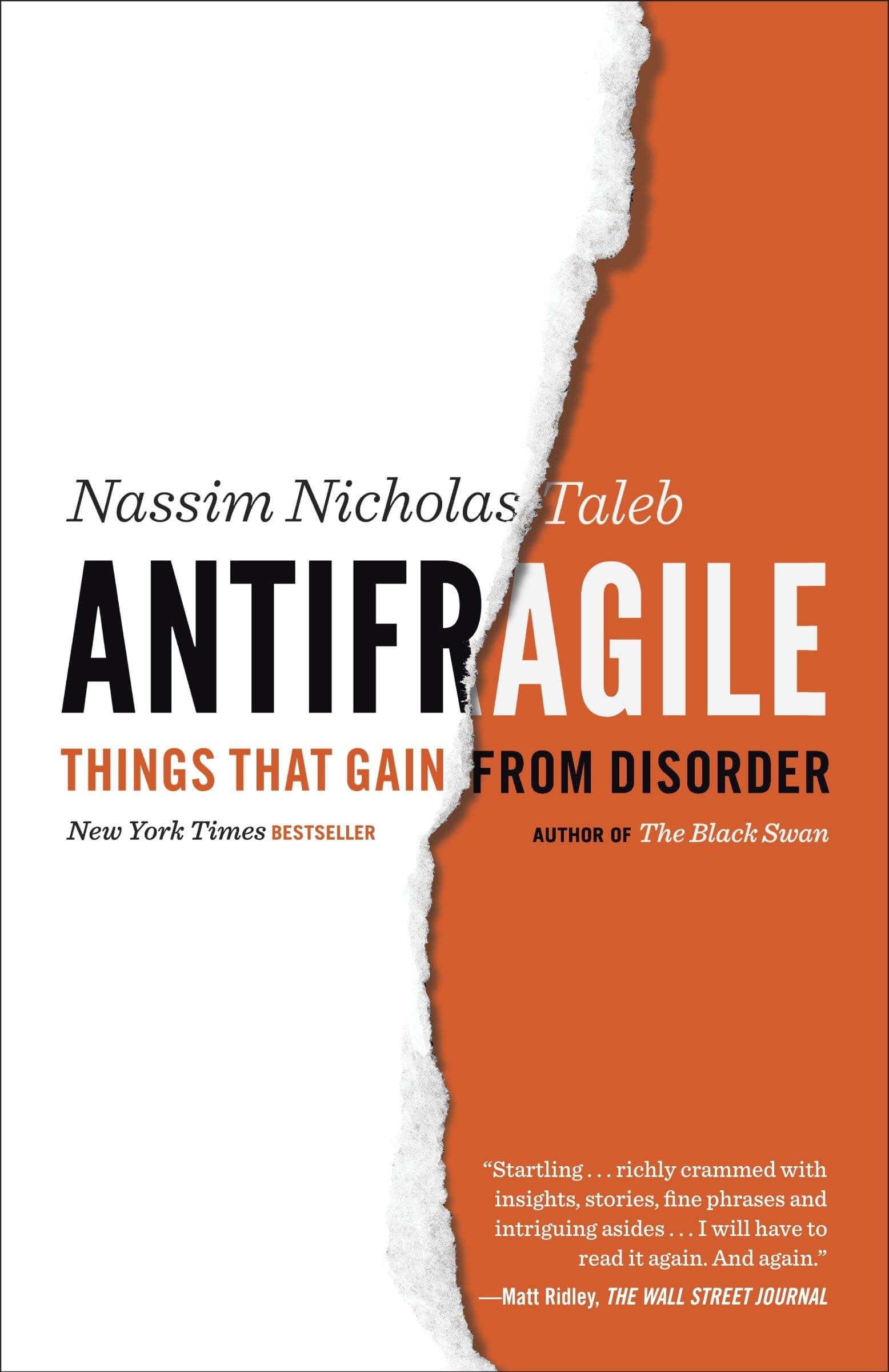 Antifragile – Nassim Nicholas Taleb könyvborító