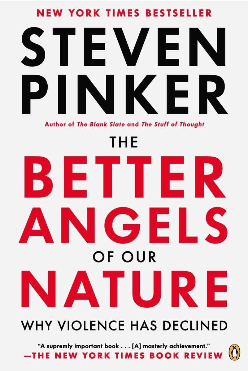 The Better Angels of Our Nature  – Steven Pinker könyvborító