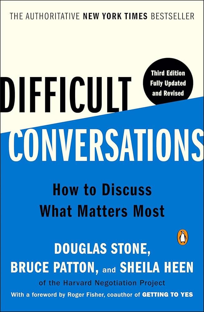 Difficult Conversation – Douglas Stone könyvborító