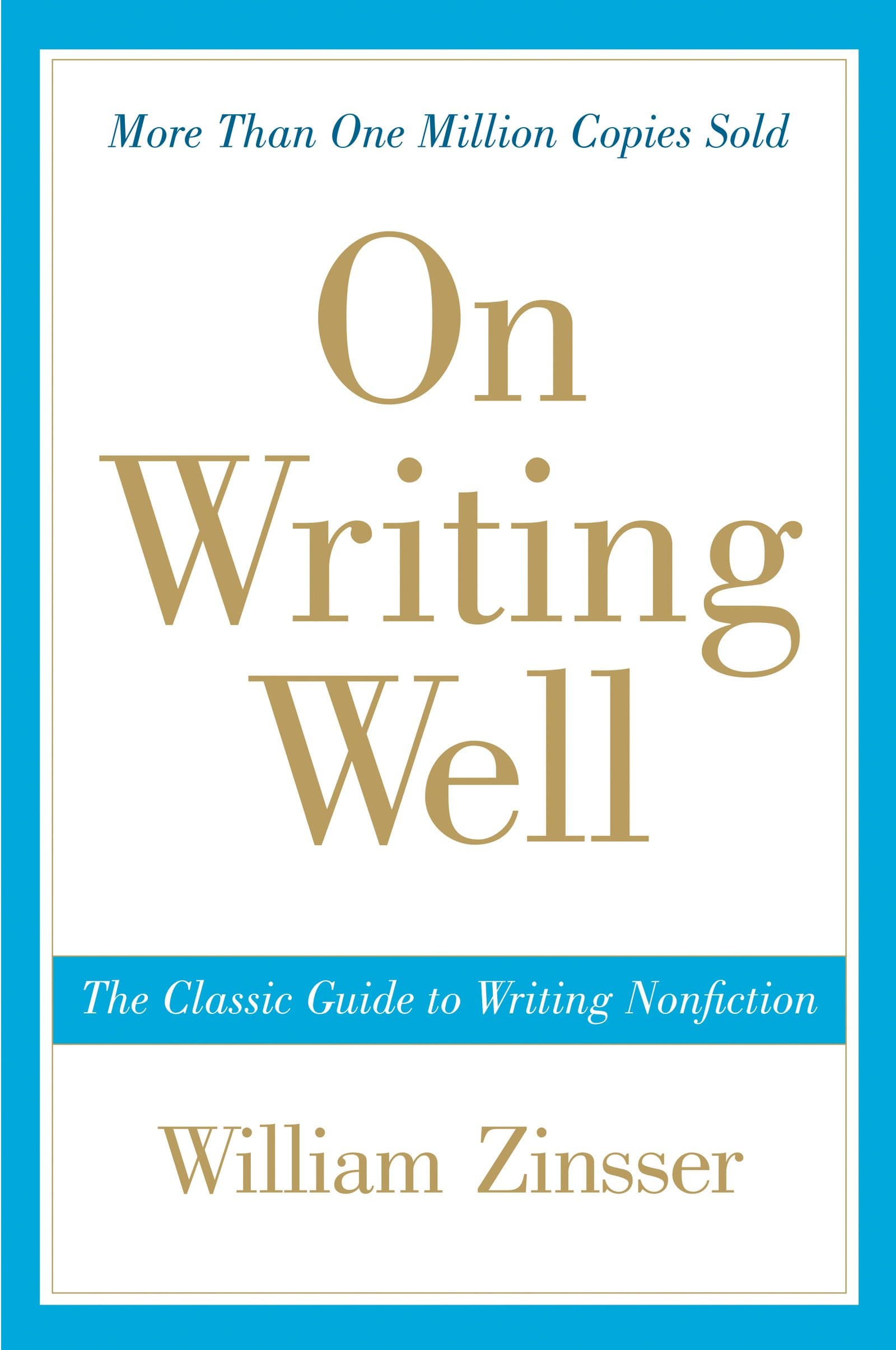 On Writing Well – William Zinsser könyvborító