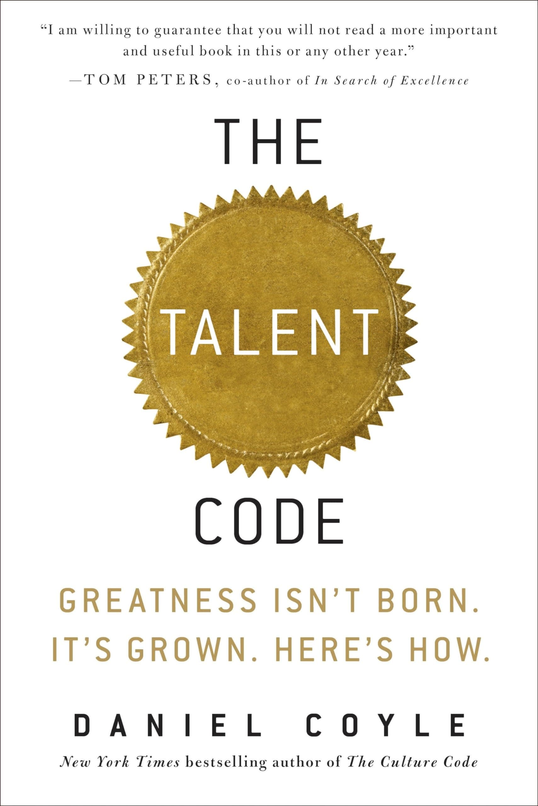 The Talent Code – Daniel Coyle könyvborító