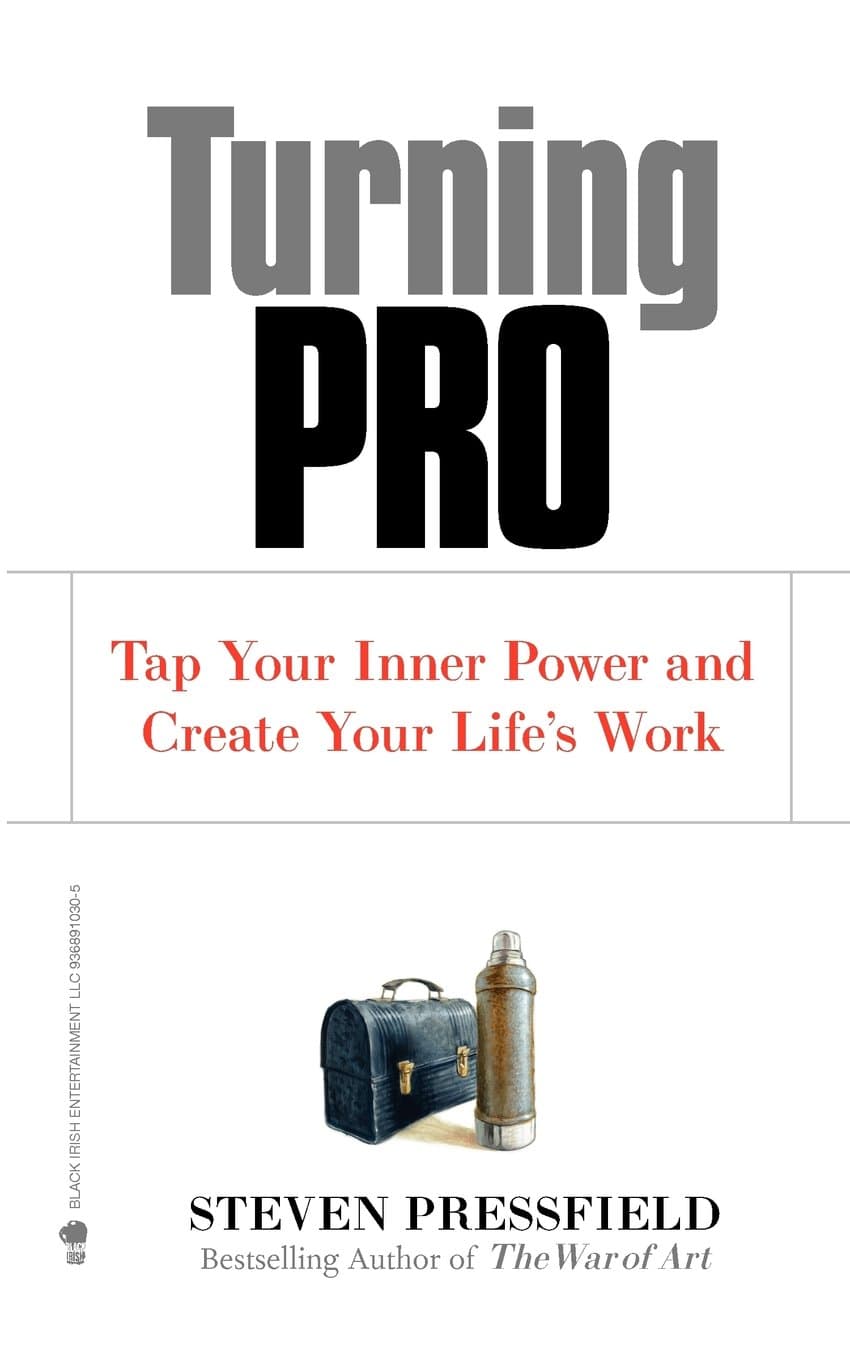 Turning Pro – Steven Pressfield könyvborító