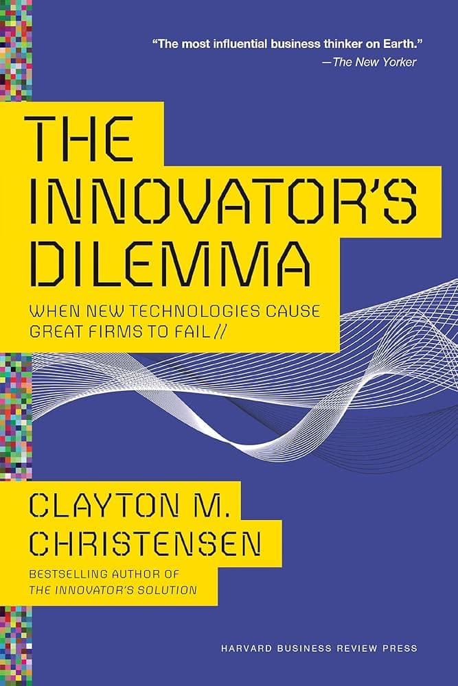 The Innovators Dilemma – Clayton Christensen könyvborító