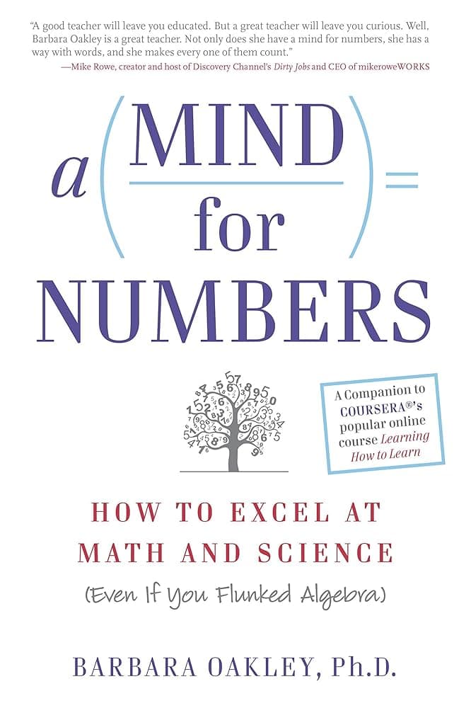 A Mind for Numbers – Barbara Oakley könyvborító