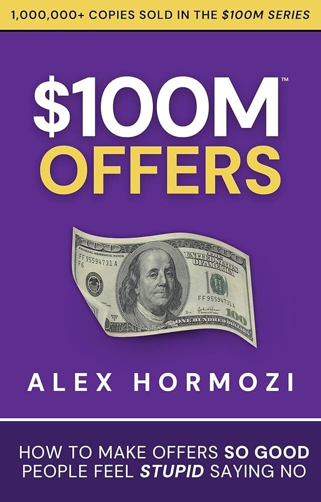 100 Million Offers – Alex Hormozi könyvborító