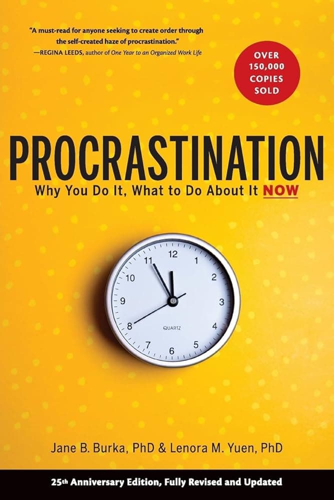 Procrastination – Jane B. Burka könyvborító