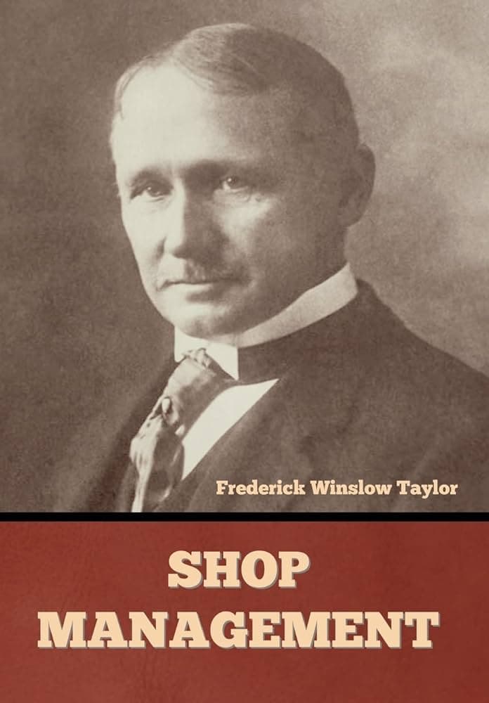 Shop Management – Frederick Winslow Taylor könyvborító
