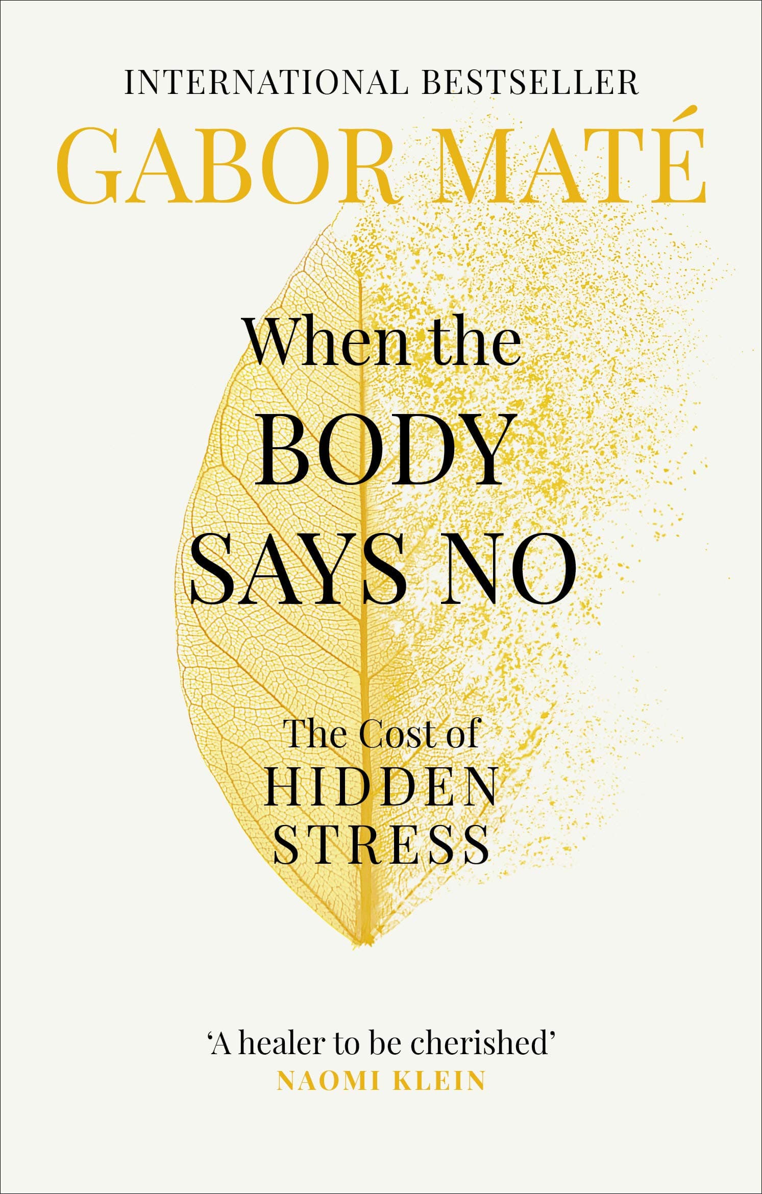 When the body says no – Gábor Máté könyvborító