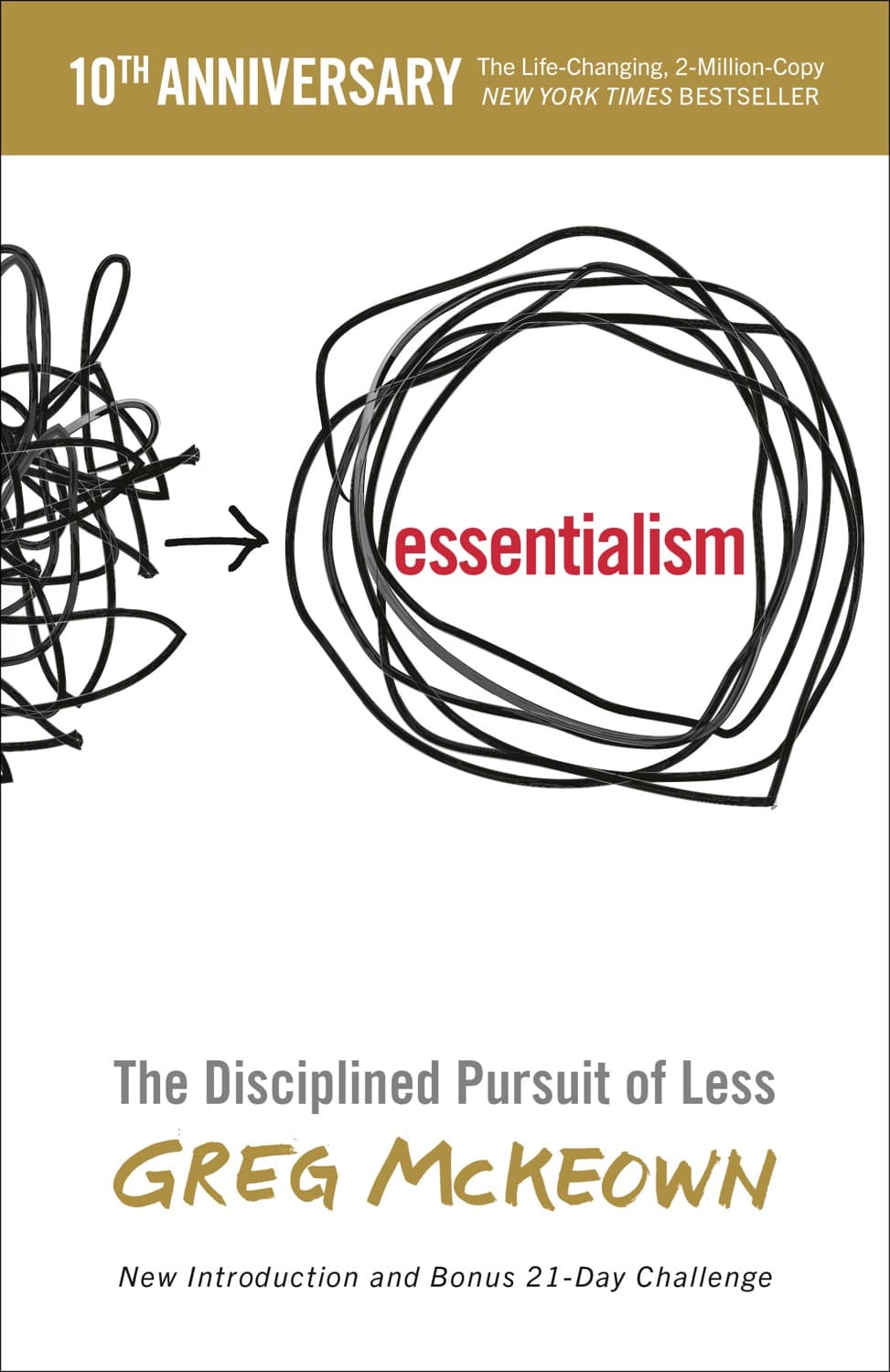 Essentialism – Greg McKeown könyvborító