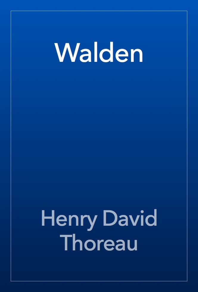 Walden – Henry David Thoreau könyvborító