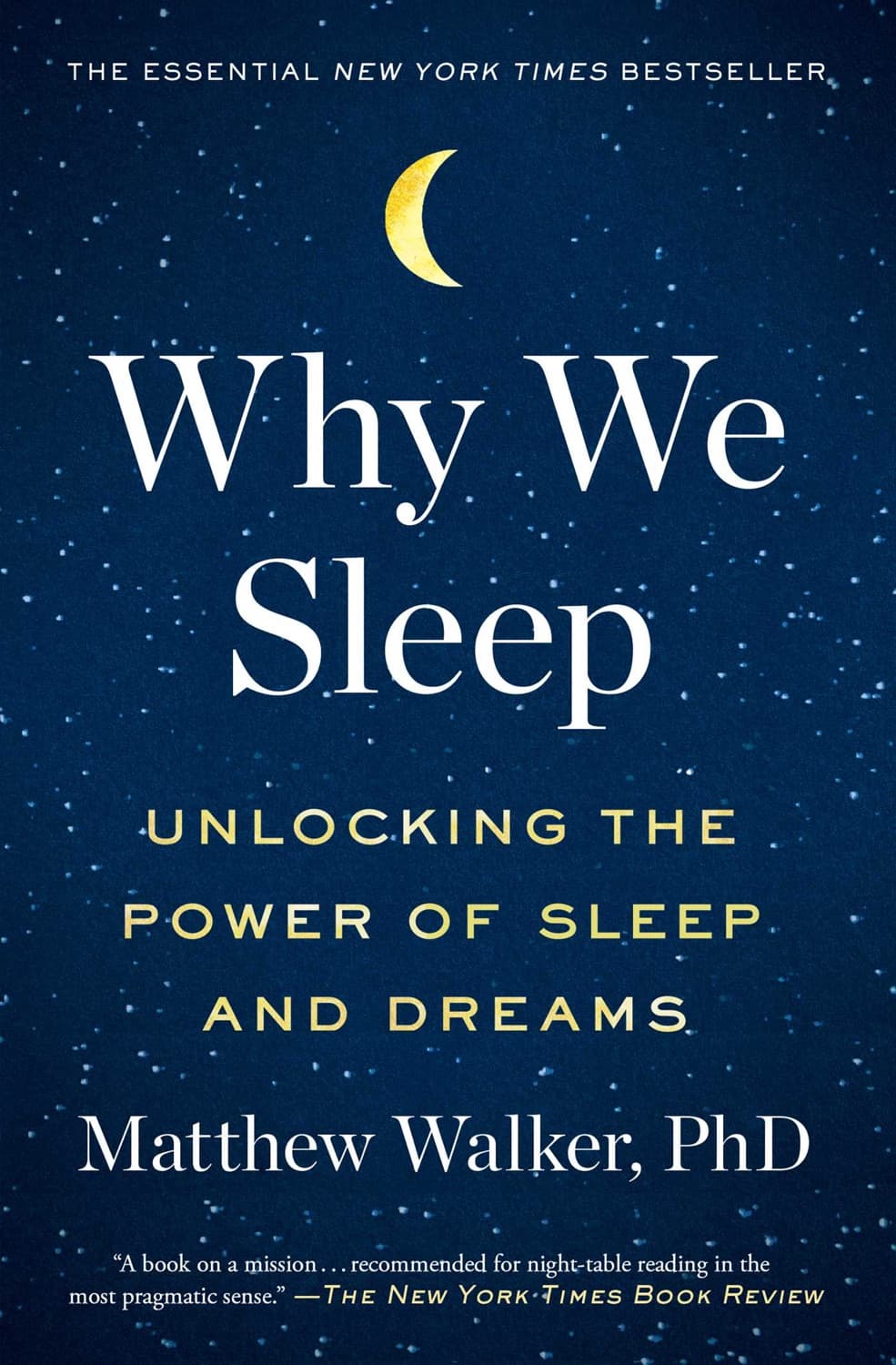 Why We Sleep – Matthew Walker könyvborító