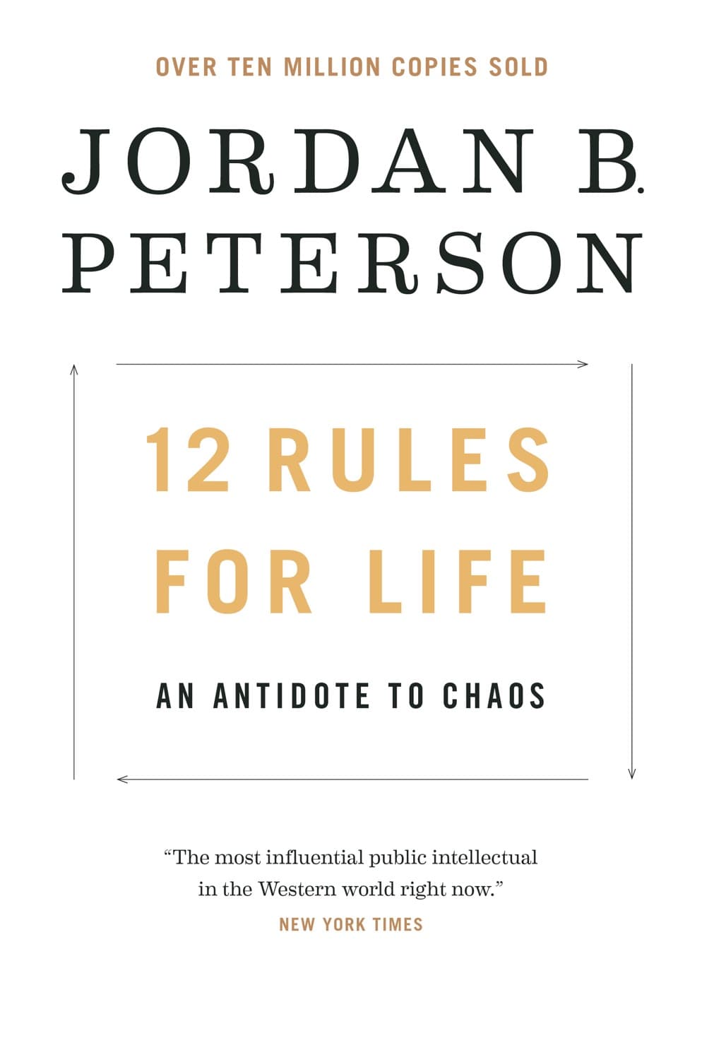 12 Rules for Life – Jordan Peterson könyvborító