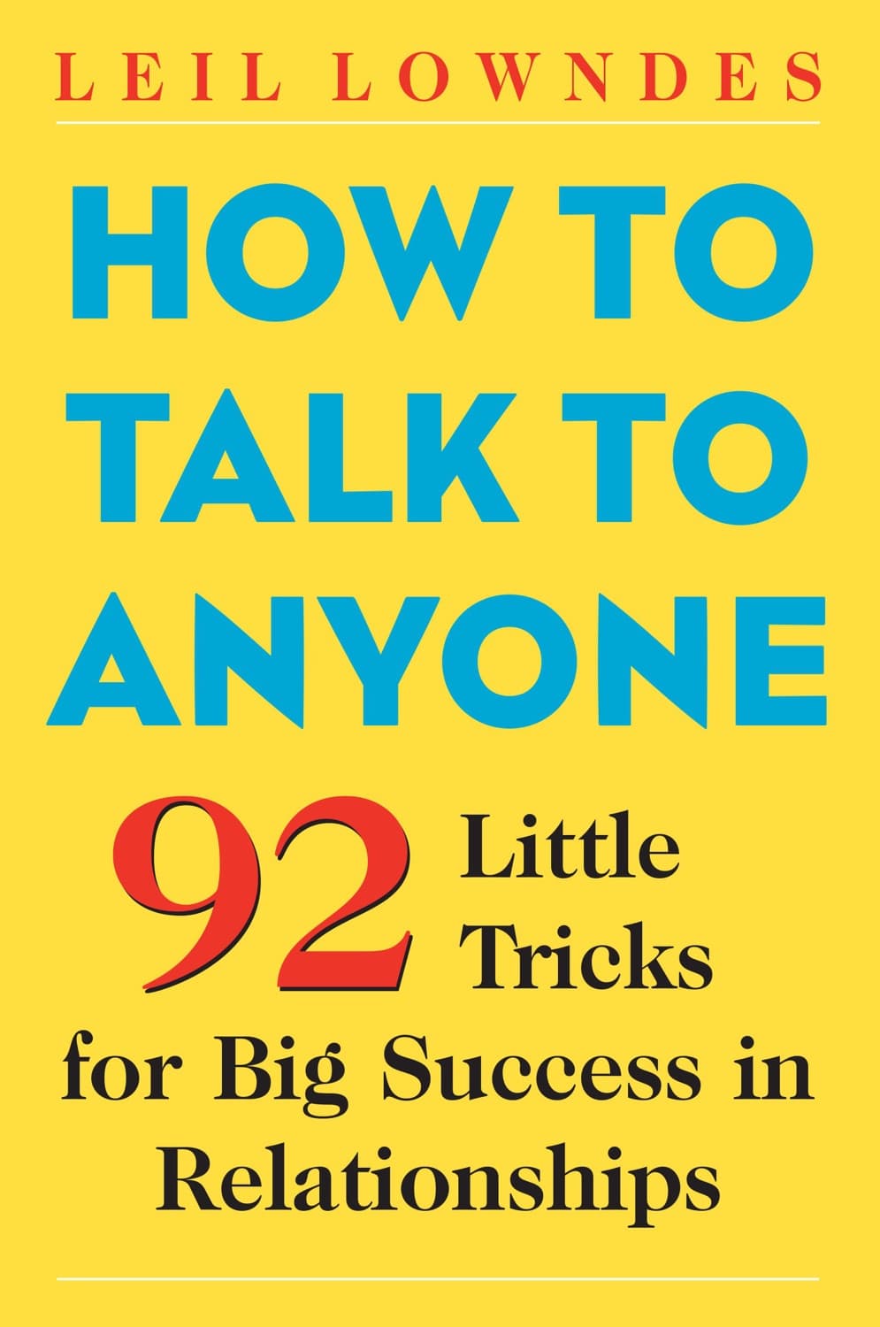 How to Talk to Anyone – Leil Lowndes könyvborító