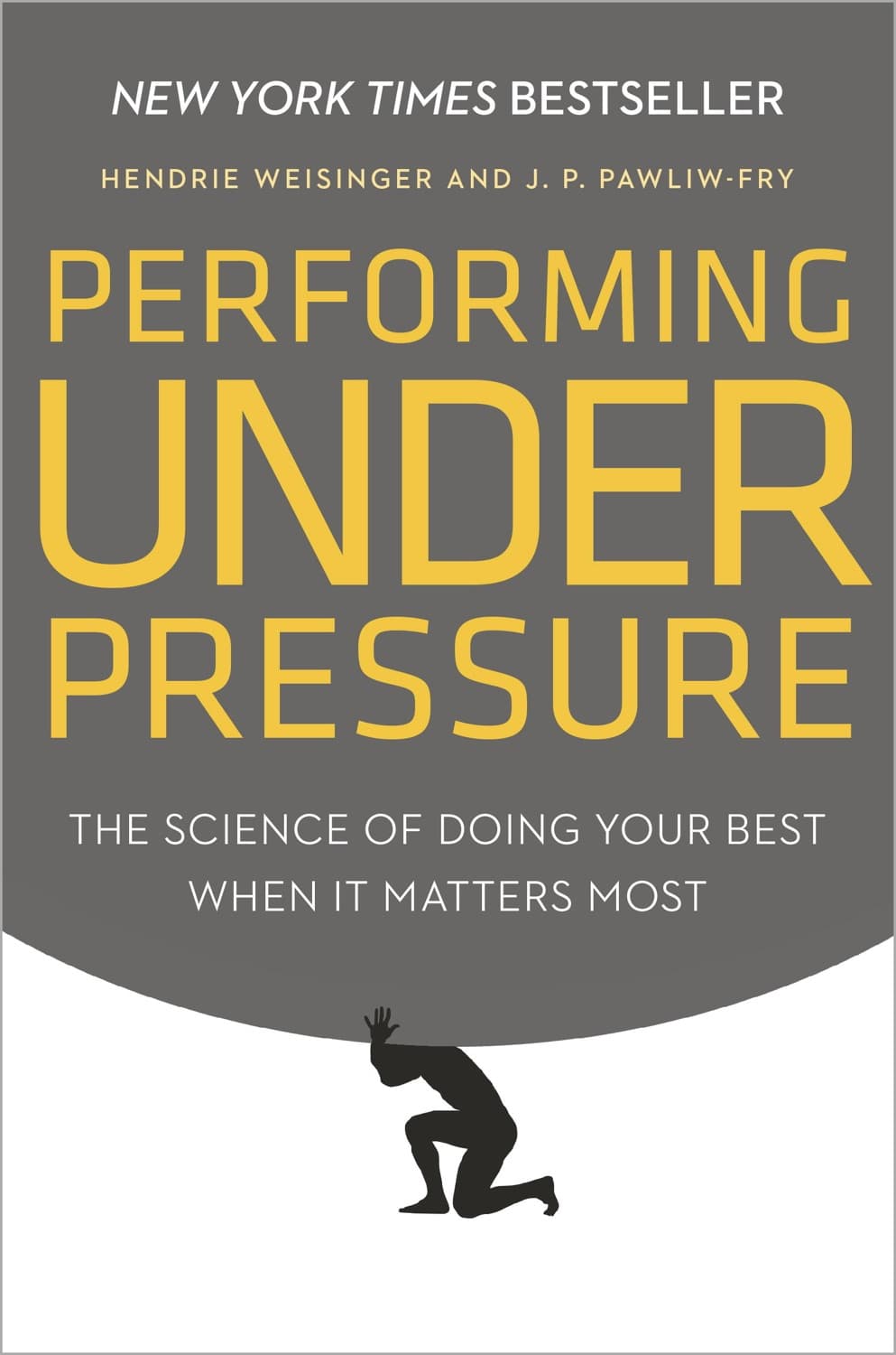 Performing Under Pressure – Hendrie Weisinger könyvborító