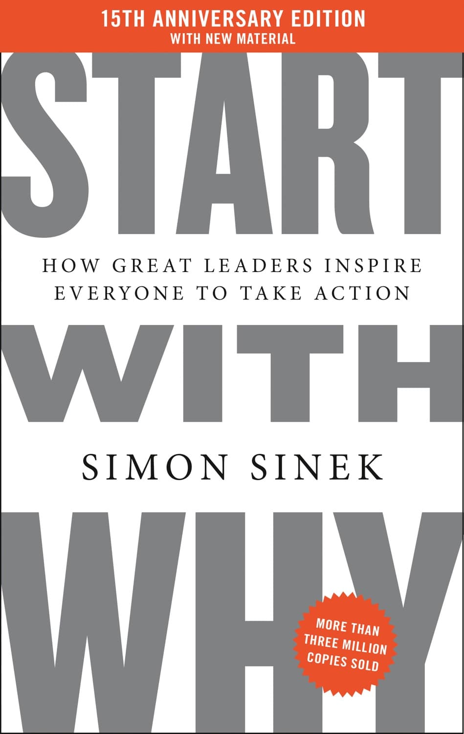 Start with Why – Simon Sinek könyvborító
