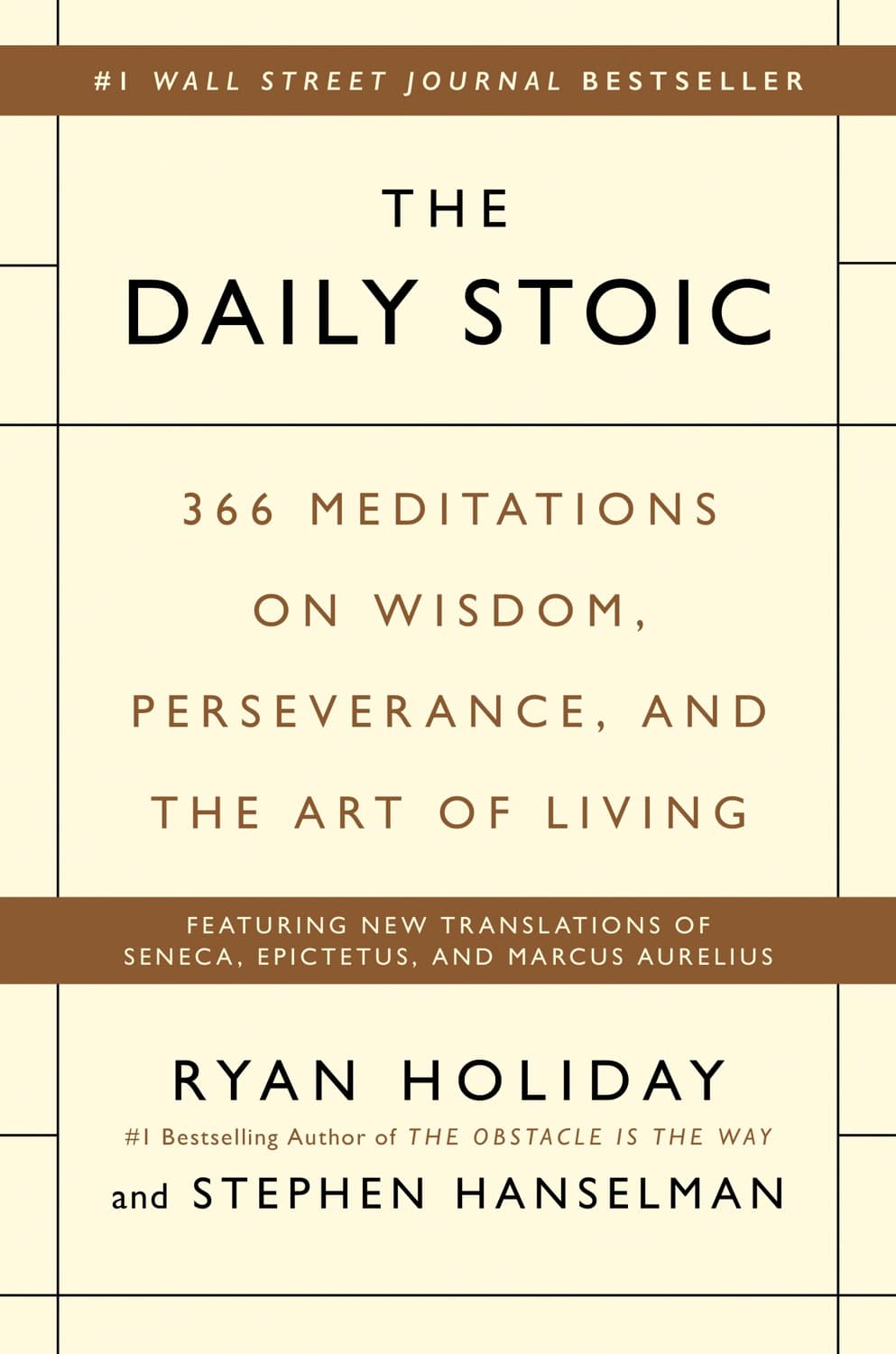 The Daily Stoic – Ryan Holiday könyvborító