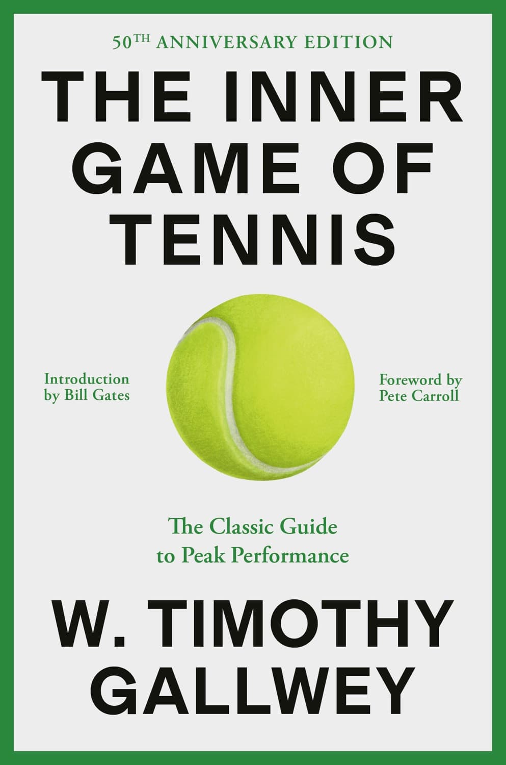 The Inner Game of Tennis – W Timothy Gallwey könyvborító