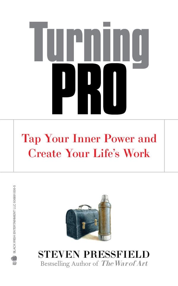 Turning Pro – Steven Pressfield könyvborító