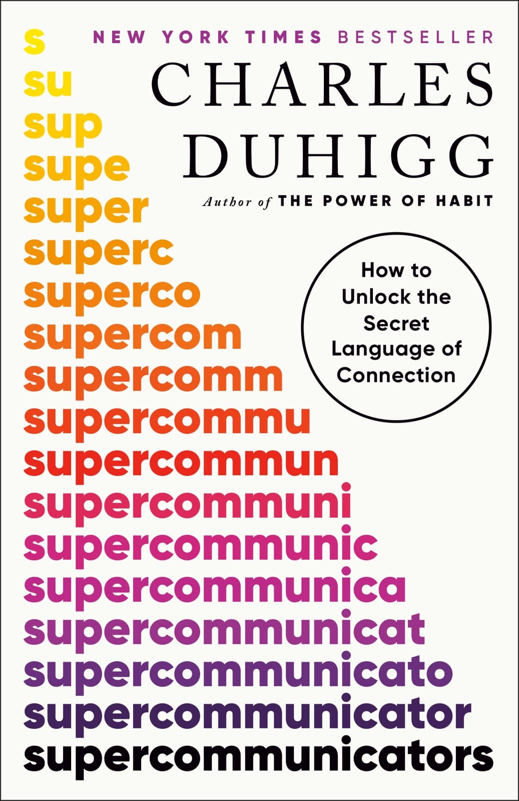 Supercommunicators – Charles Duhigg könyvborító