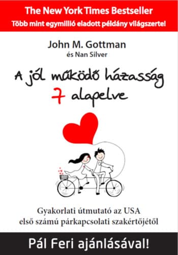 A jól működő házasság 7 alapelve – John Gottman könyvborító