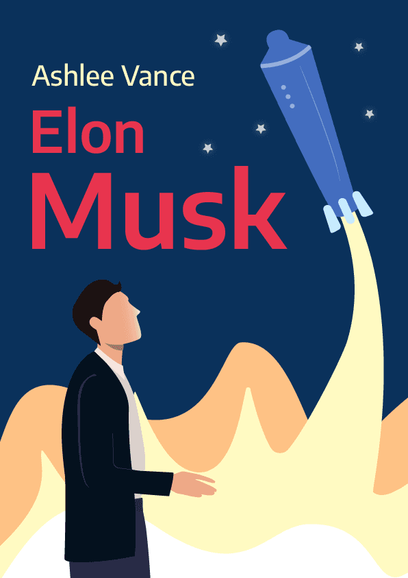 Elon Musk – Ashlee Vance könyvborító