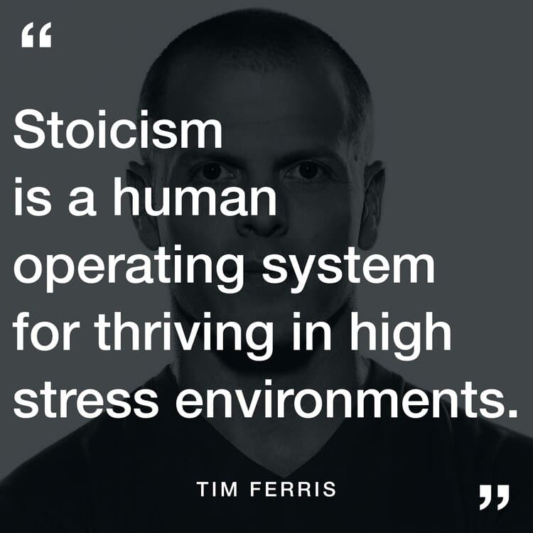 A practical guide to stoicism – Tim Ferris könyvborító