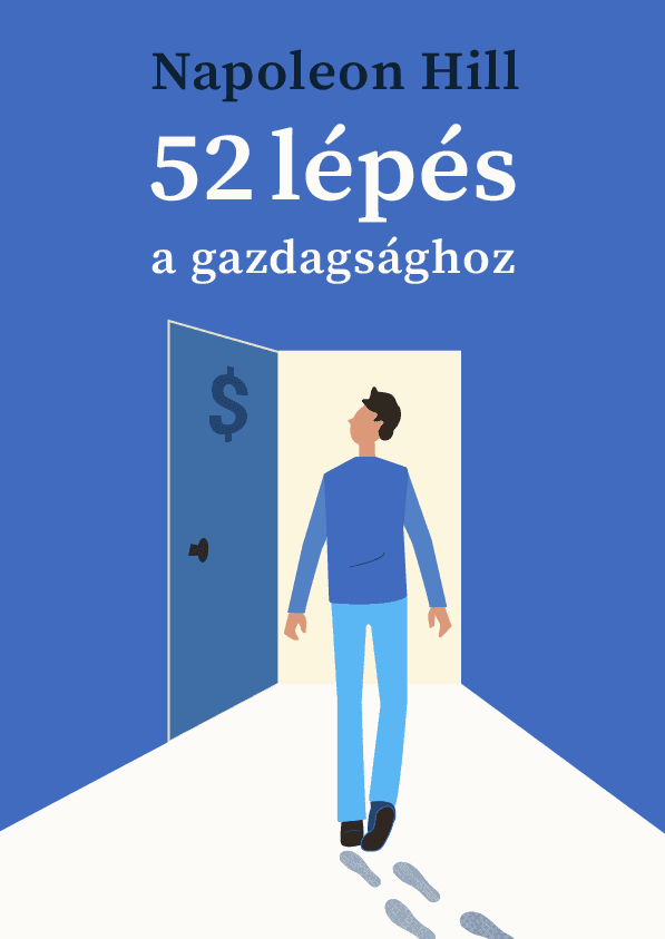 Ötvenkét lépés a gazdagsághoz – Napoleon Hill  könyvborító