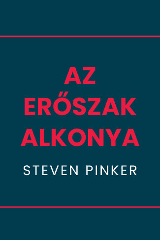 Az erőszak alkonya – Steven Pinker könyvborító